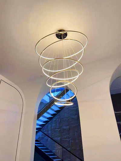 NordicAura Halo Chandelier