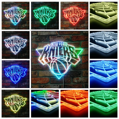 Knicks Sports Bar Dynamic RGB Edge Lit LED Sign