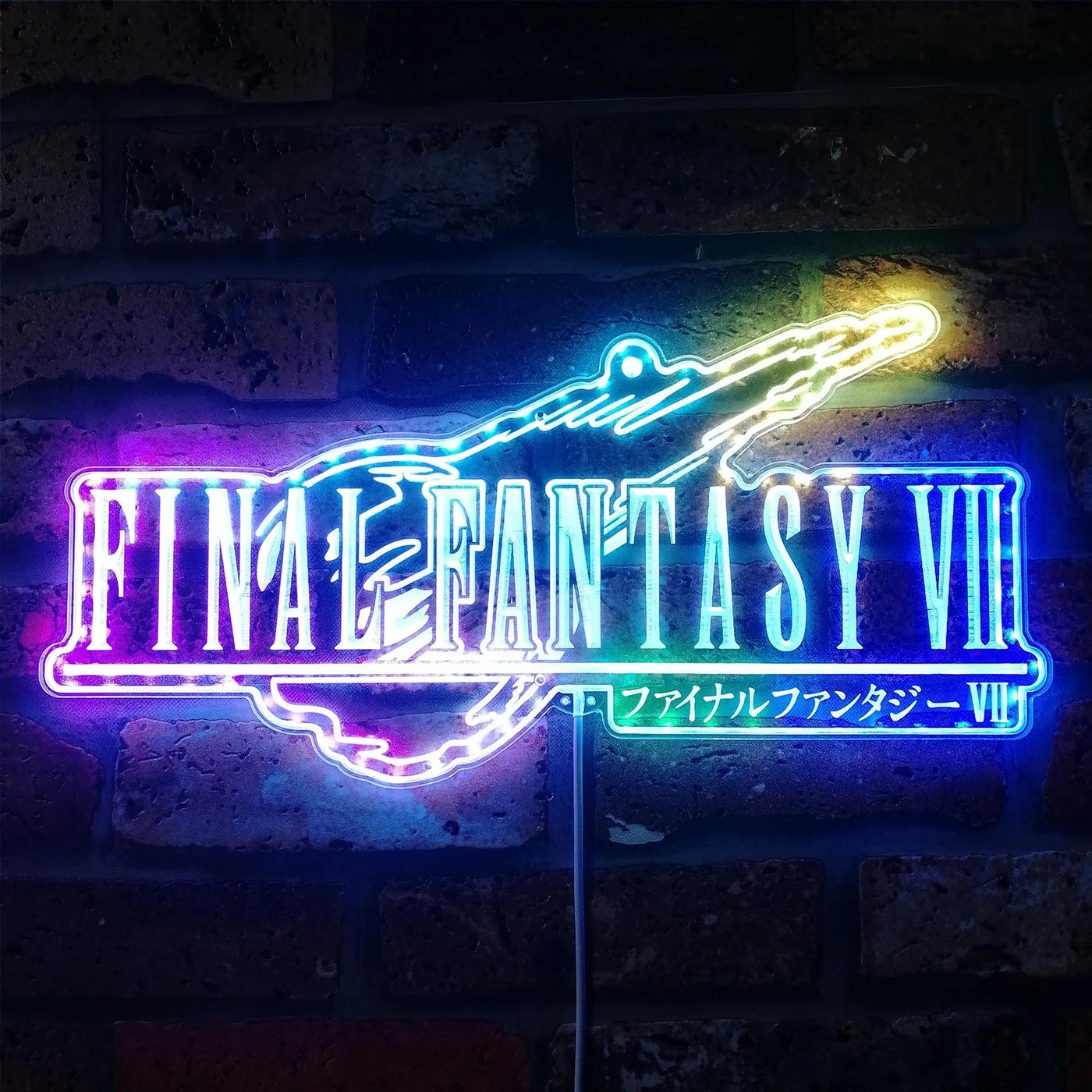 Final Fantasy VII RGB LED Sign