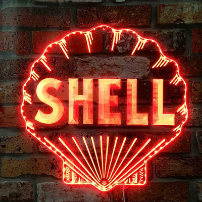 Illumi Shell Oil RGB LED Sign