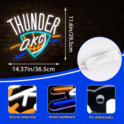 Illumi Oklahoma City Thunder LED Neon Sign