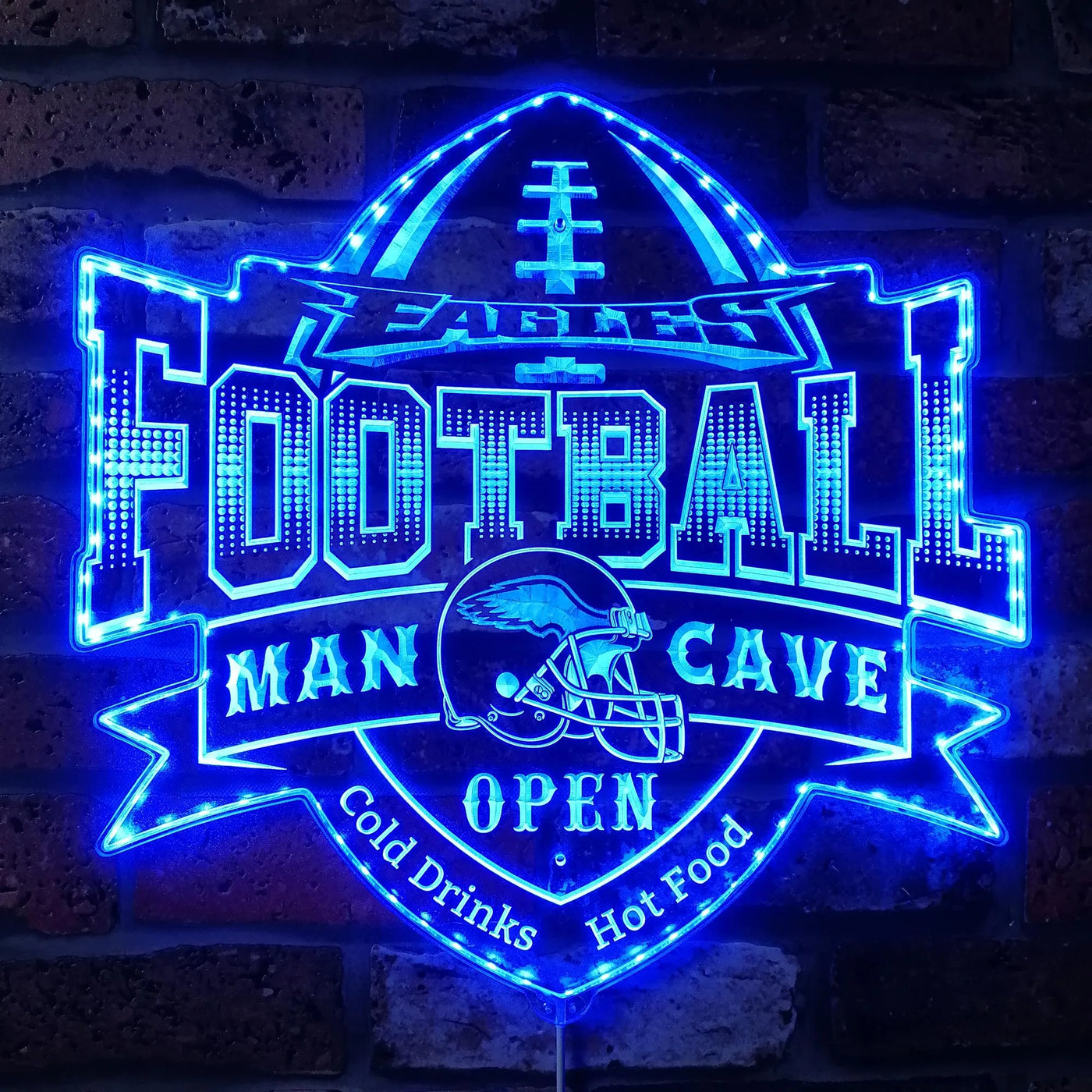 Philadelphia Eagles Sports Bar RGB LED Sign