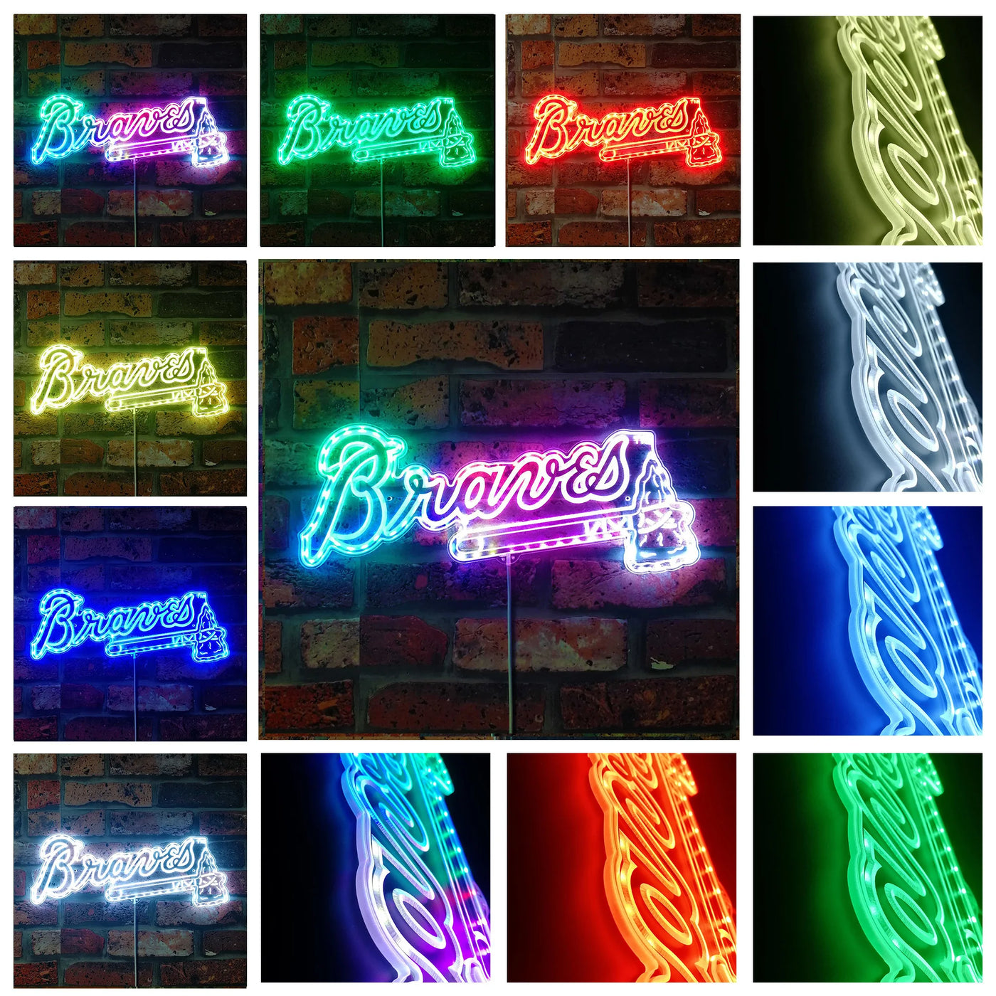 Atlanta Braves RGB LED Sign