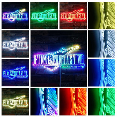 Final Fantasy VII RGB LED Sign