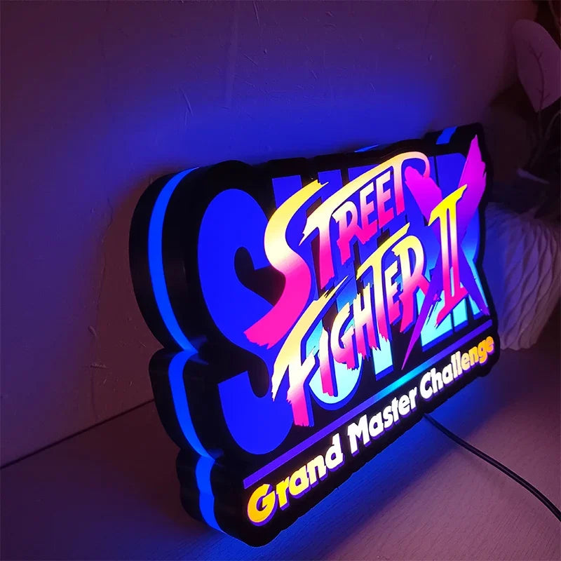 Street Fighter II Neon LED Sign