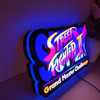 Street Fighter II Neon LED Sign