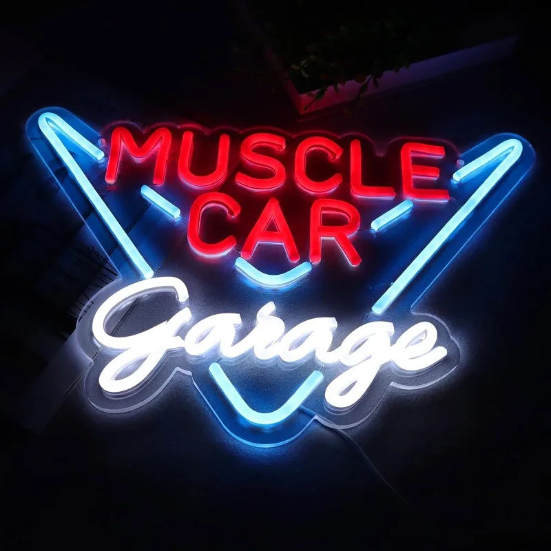 Illumi Muscle Car Garage Neon LED Sign