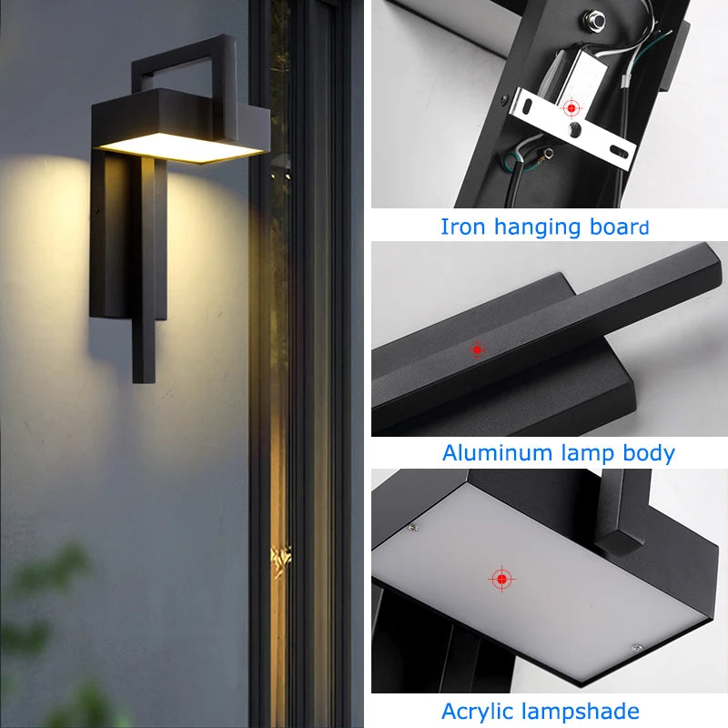 IllumiShield LED Outdoor Wall Sconce