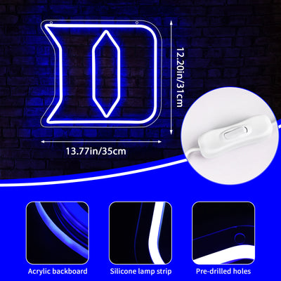 Illumi Duke Blue Devils Neon LED Sign