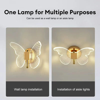 NoirWing Butterfly Wall Light