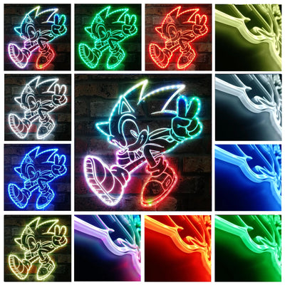 Sonic the Hedgehog RGB LED Sign