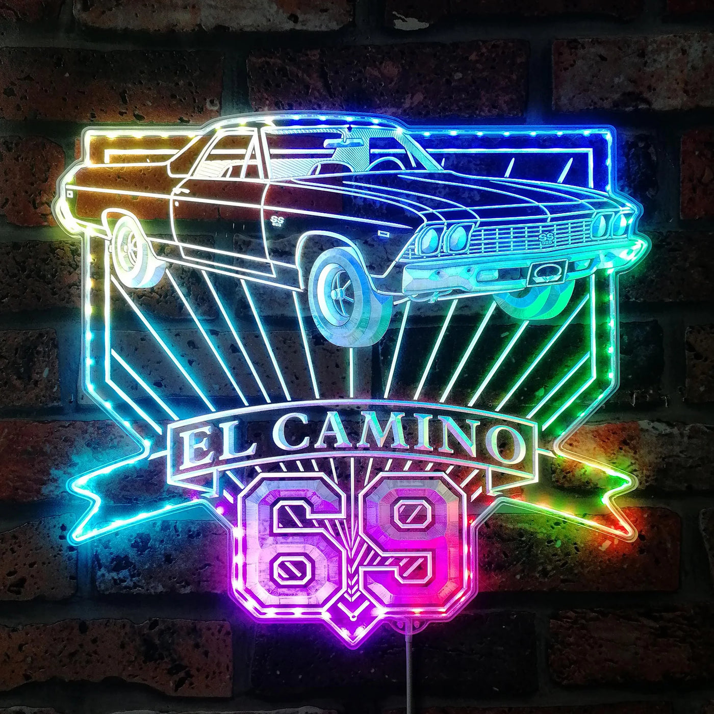 Illumi '69 El Camino RGB LED Sign