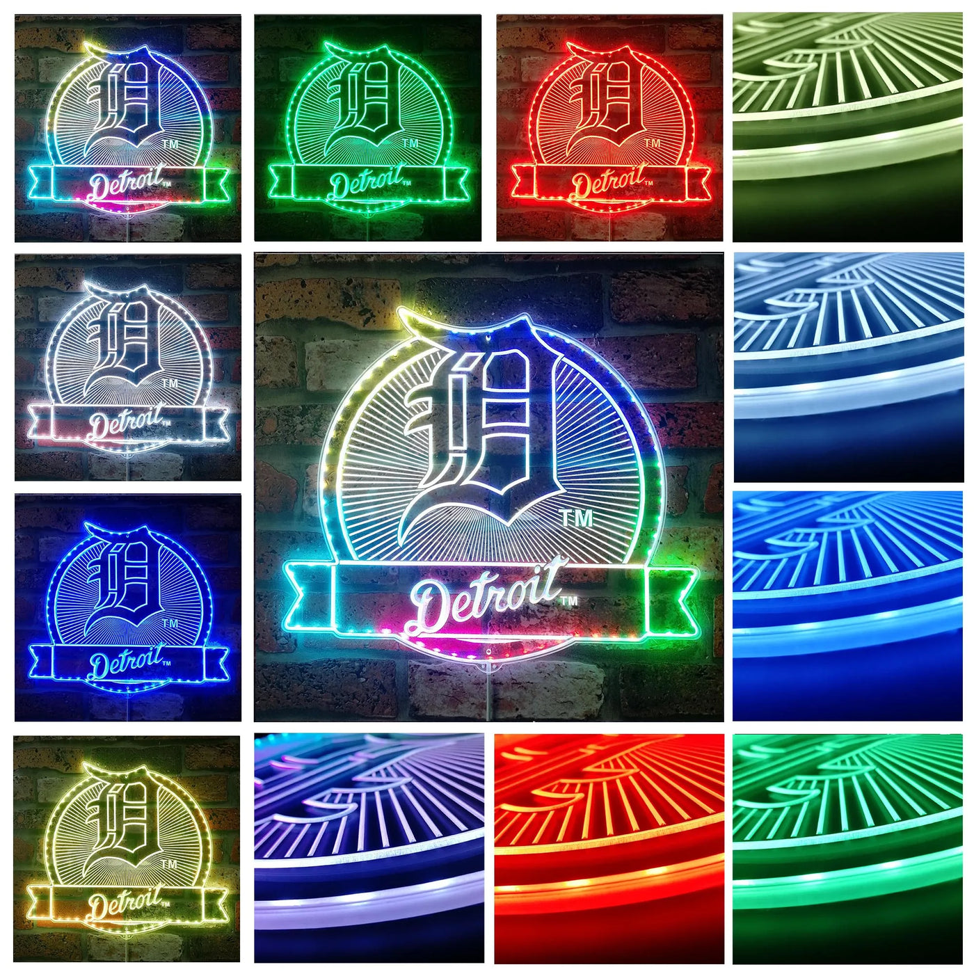 Detroit Tigers RGB LED Sign