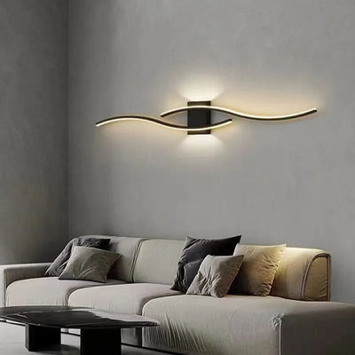 IllumiWavy Modern LED Wall Lamp