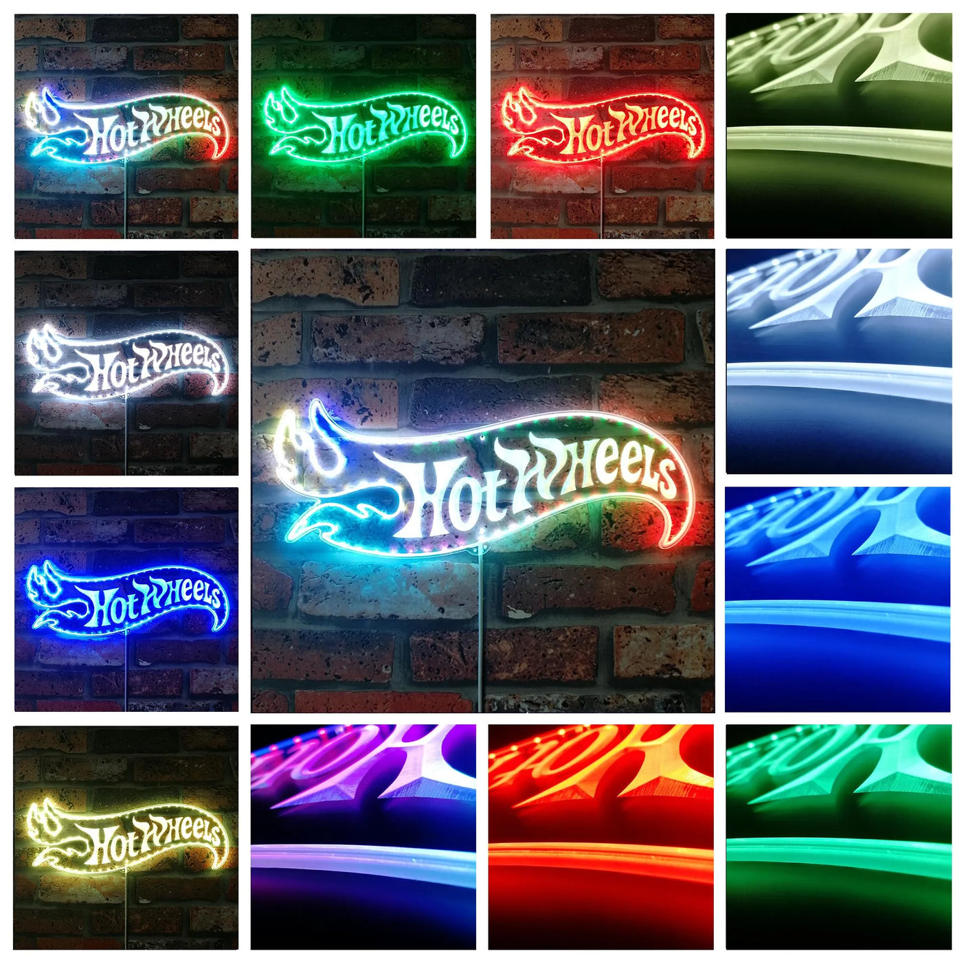 Hot Wheels RGB LED Sign