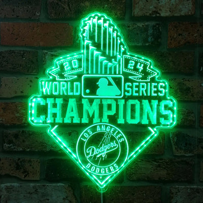 LA Dodgers World Series Champions RGB LED Sign