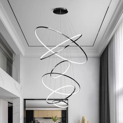 NordicAura Halo Chandelier