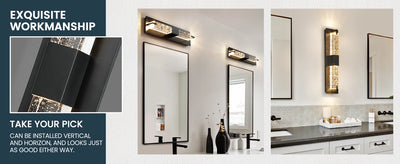 IllumiCrystal LED Wall Sconce Light