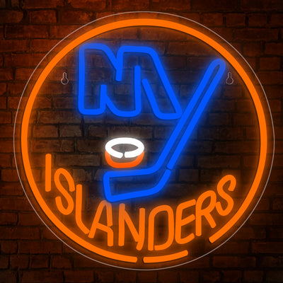 Illumi New York Islanders Orange LED Neon Sign