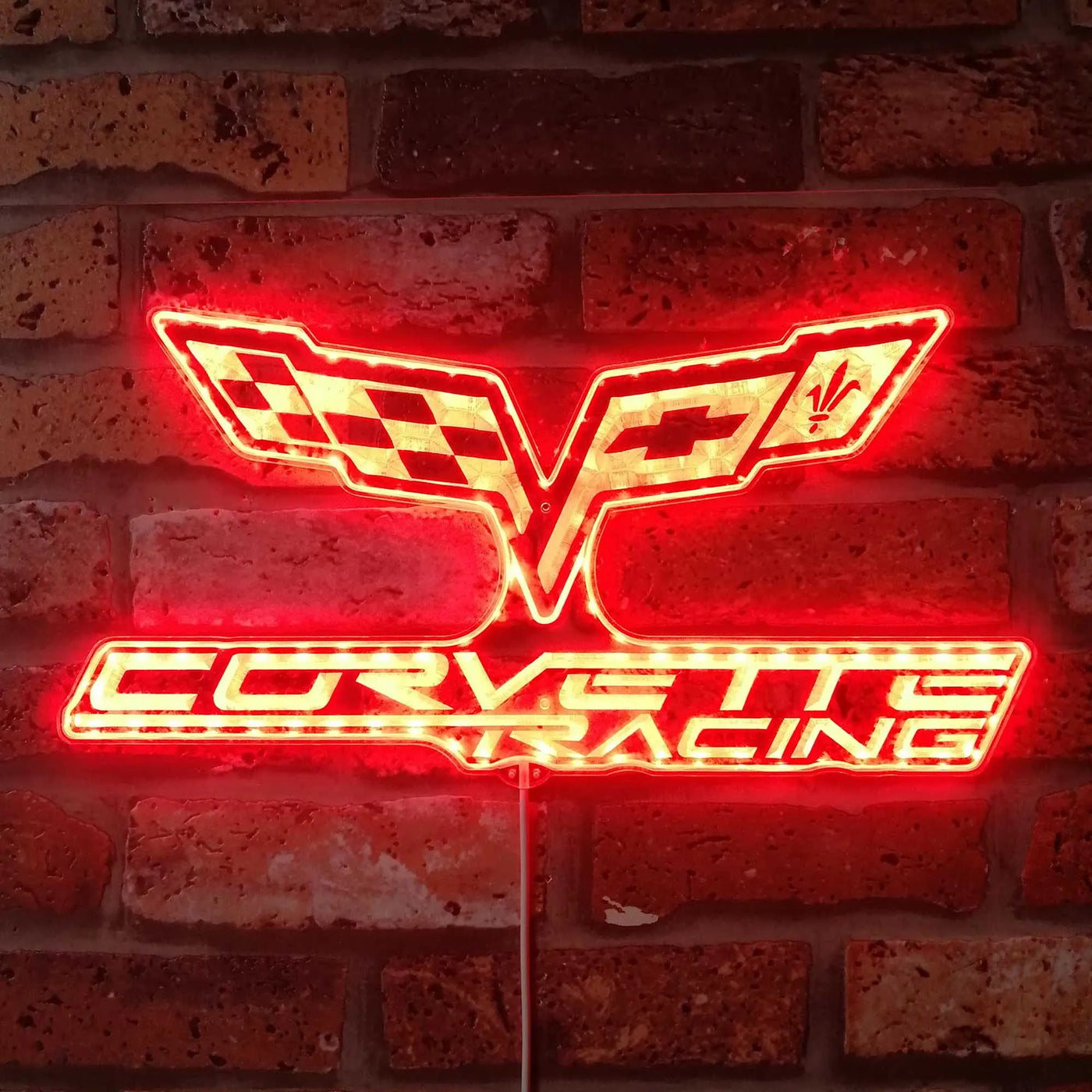 Illumi Corvette Racing RGB LED Sign