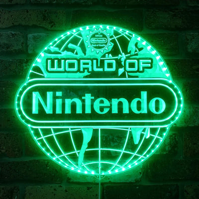 World of Nintendo RGB LED Sign