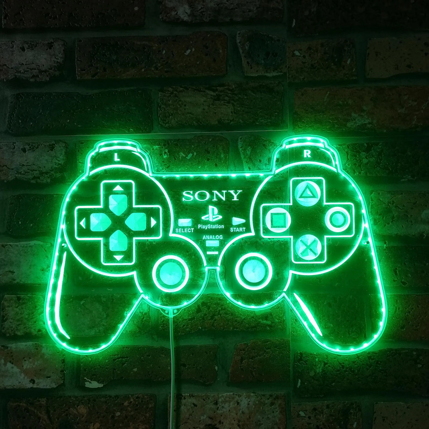 Sony PlayStation Controller RGB LED Sign