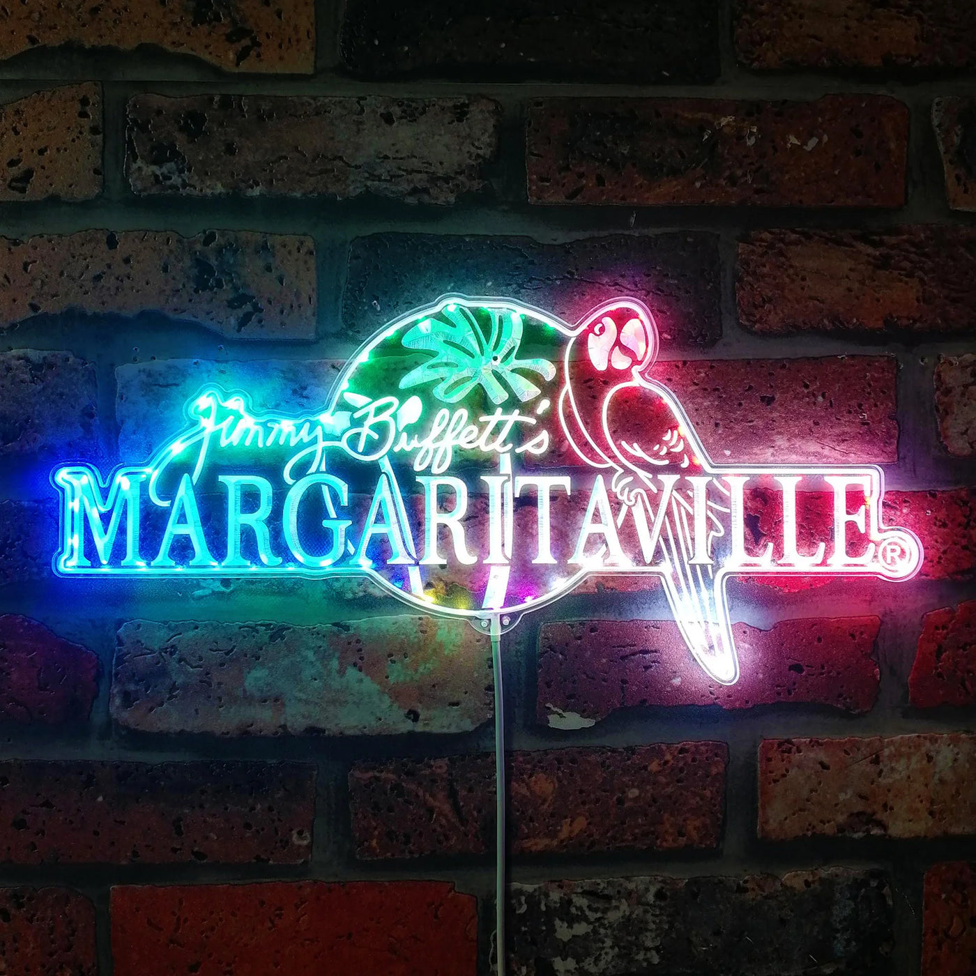 Jimmy Buffett's Margaritaville RGB LED Sign