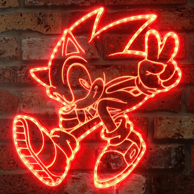 Sonic the Hedgehog RGB LED Sign