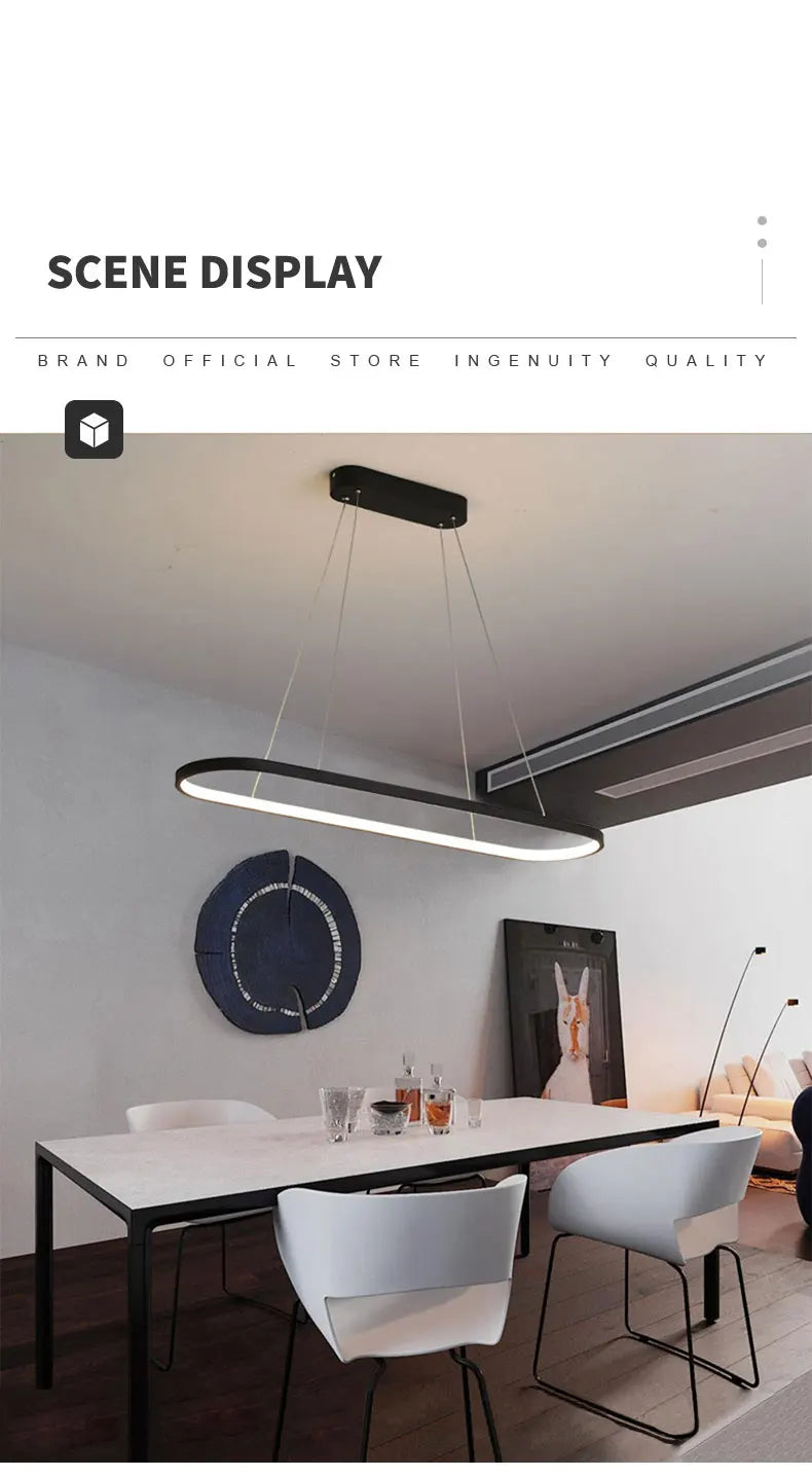 Illumi Oval Grand LED Ceiling Light