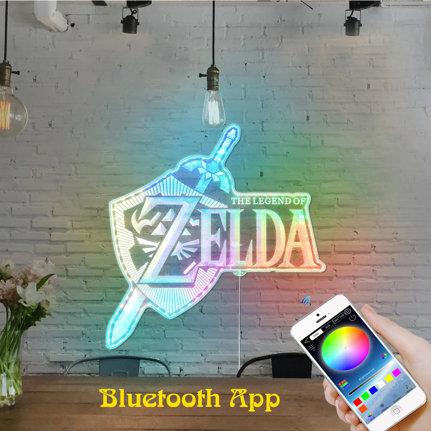 Legend of Zelda RGB LED Sign