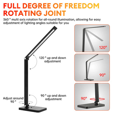 LumiCharge Foldable LED Desk Lamp