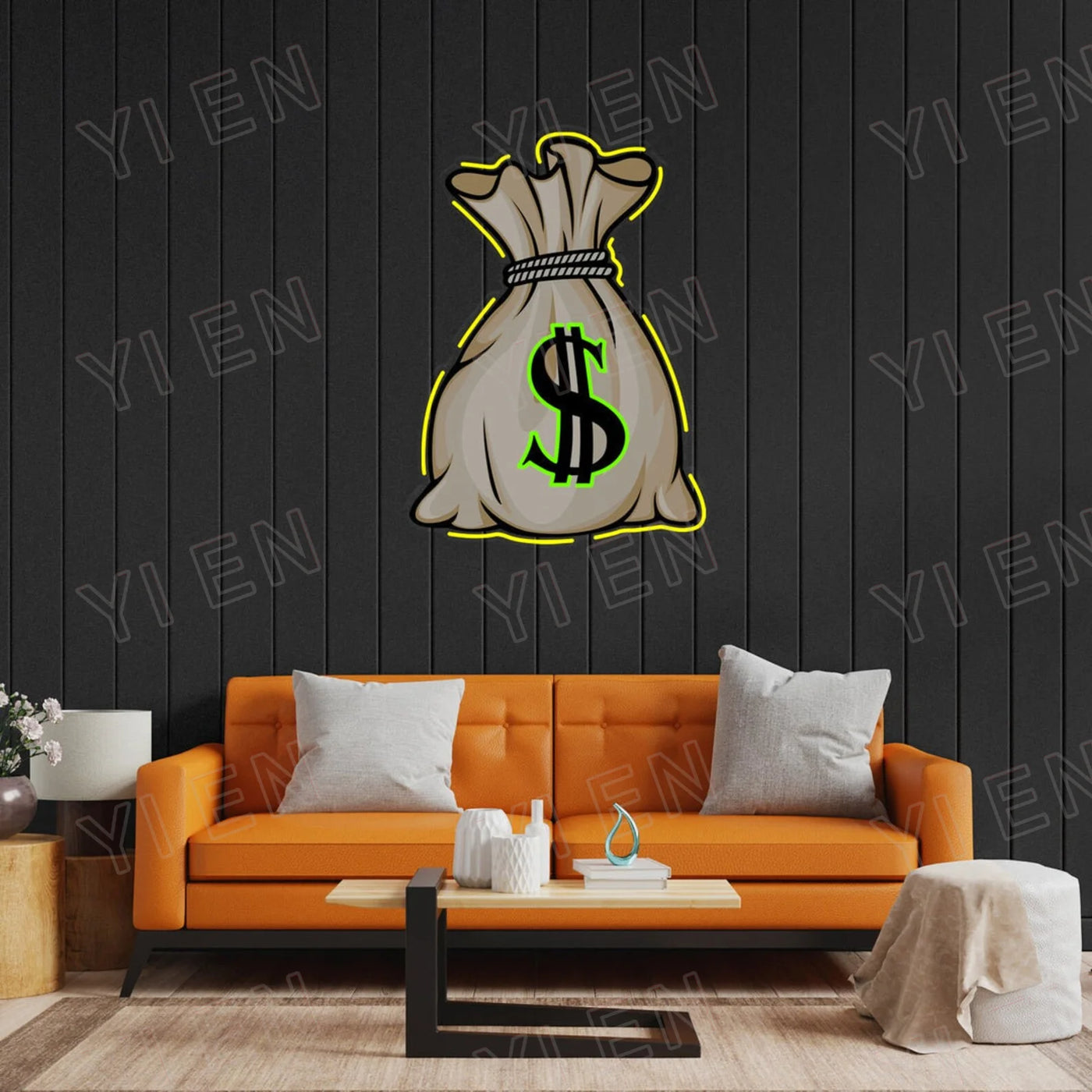 Illumi Money Bag Neon LED Sign