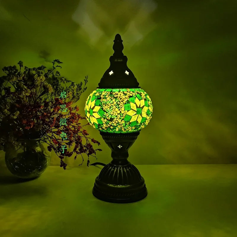 LumiMosaic Turkish Lamp