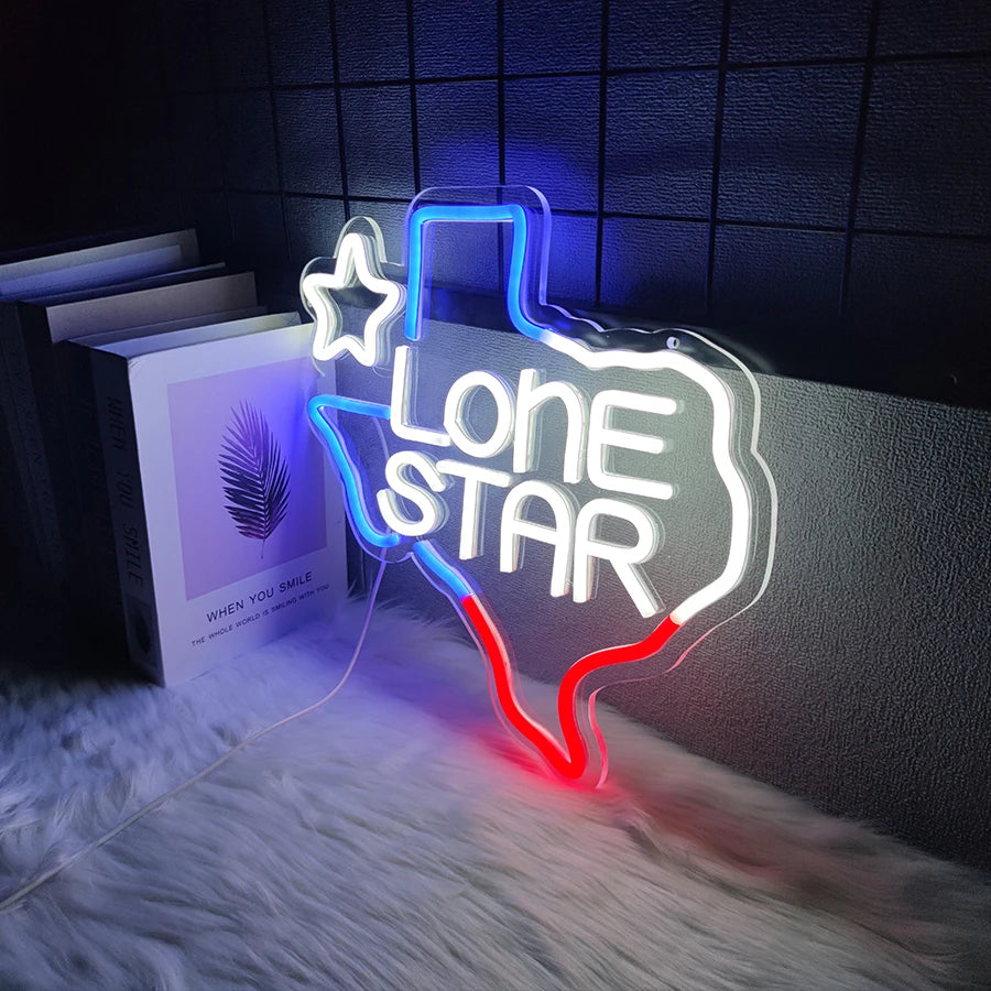 Illumi Lone Star State Neon LED Sign