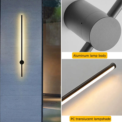 IllumiGlow Linear LED Outdoor Wall Sconce