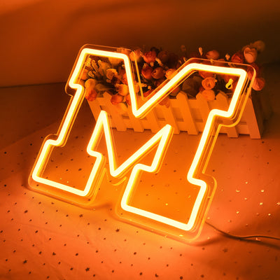 Illumi Michigan Wolverines Orange LED Neon Sign