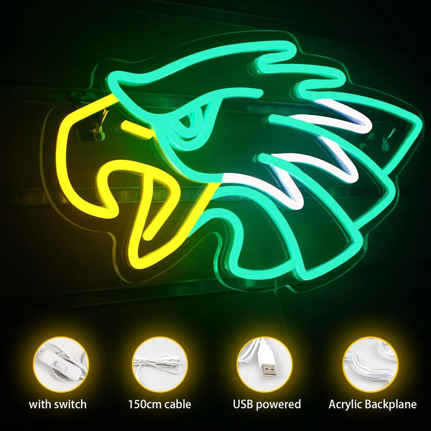 Philadelphia Eagles Go Birds Neon Sign