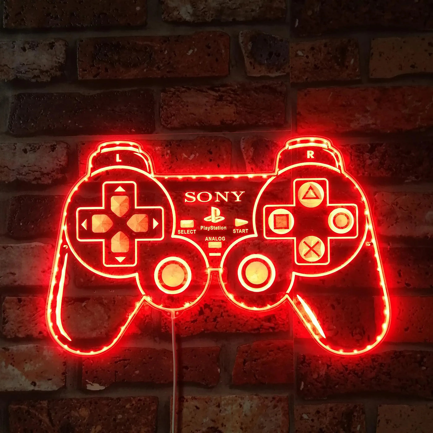 Sony PlayStation Controller RGB LED Sign