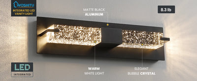 IllumiCrystal LED Wall Sconce Light