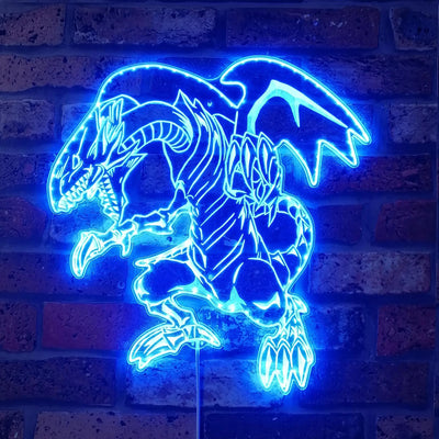 Blue-Eyes White Dragon RGB LED Sign