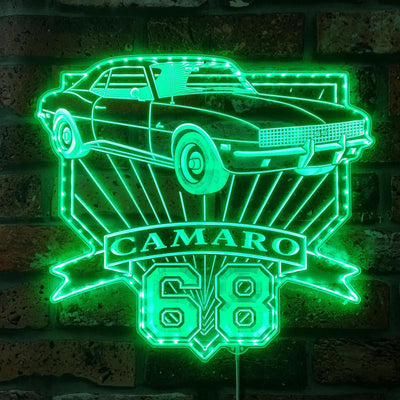 Illumi '68 Camaro RGB LED Sign