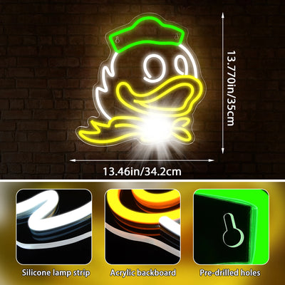 Illumi Oregon Sco Ducks Neon LED Sign