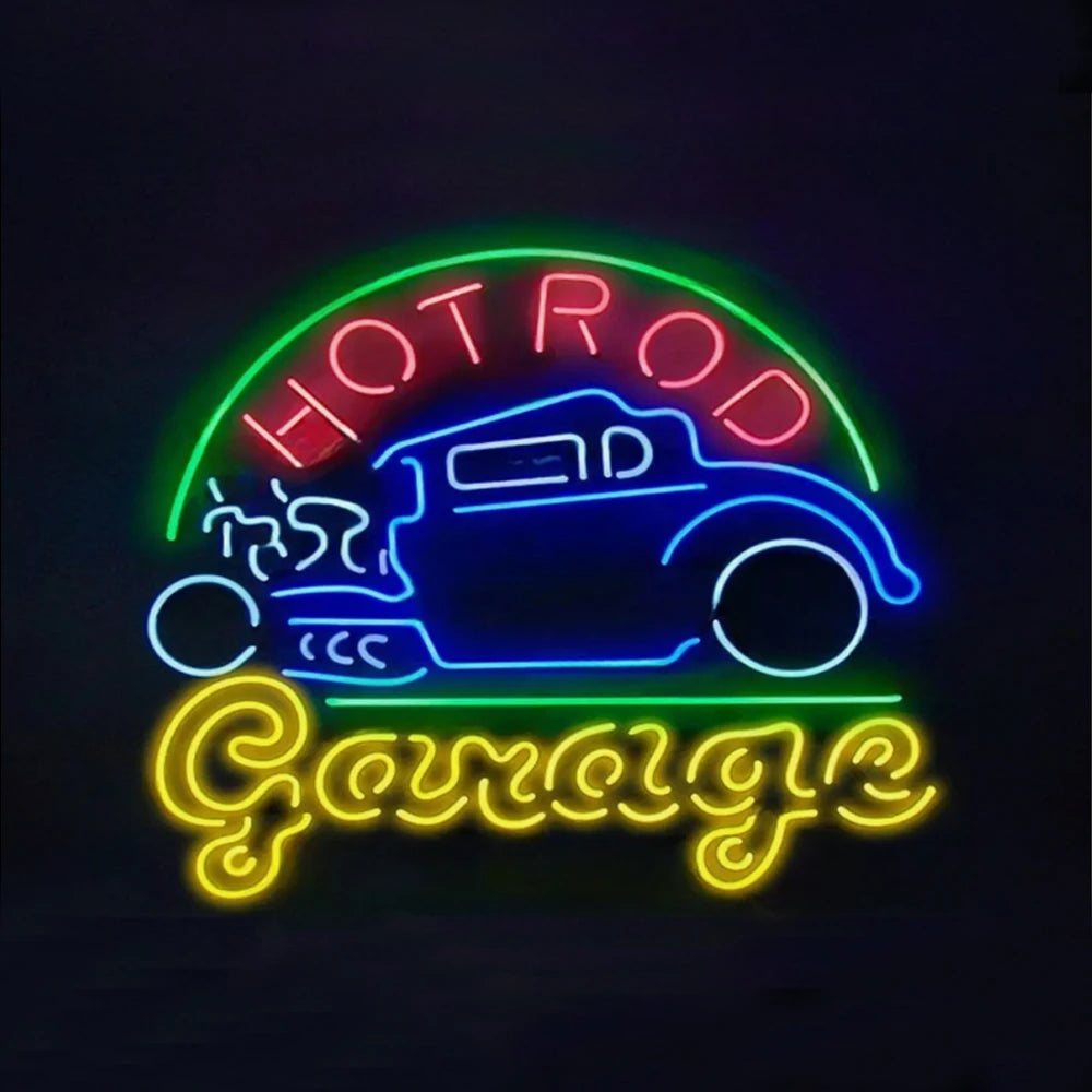 Illumi Hot Rod Garage LED Neon Sign