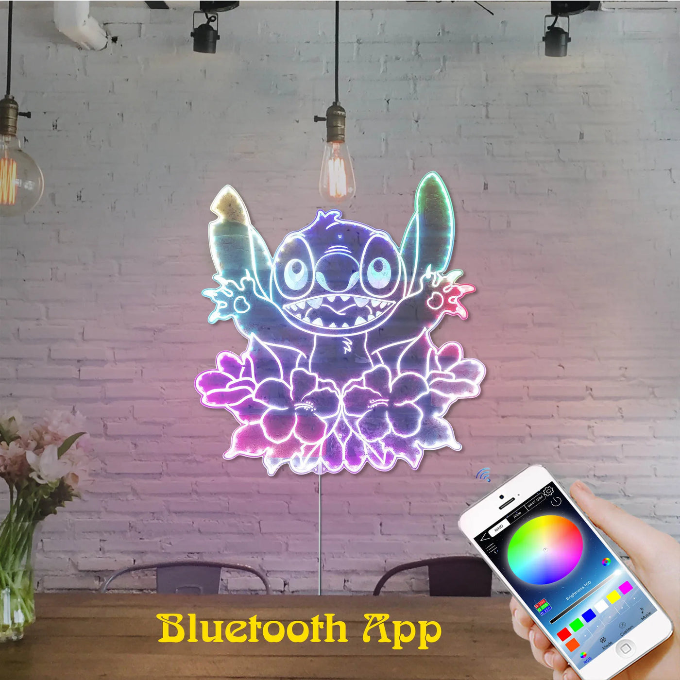 Stitch RGB LED Sign