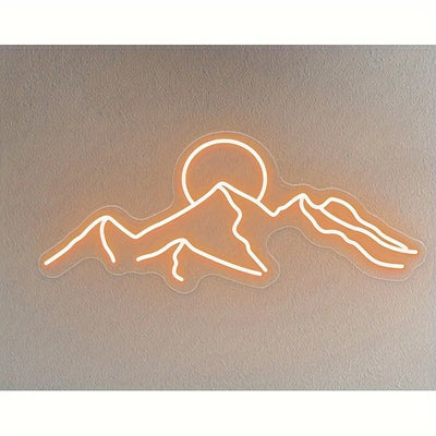 Illumi Mountain Sunset Neon LED Sign