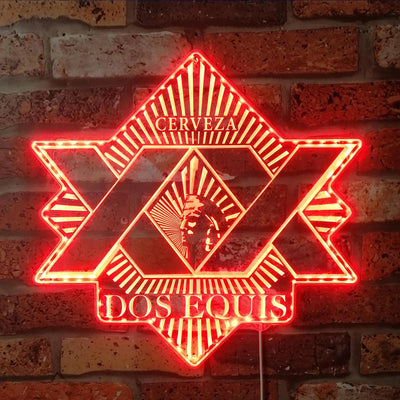 Dos Equis RGB LED Sign