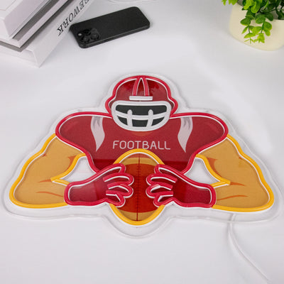 Illumi Football Player Neon LED Sign