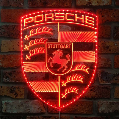 Illumi Porsche Stuttgart RGB LED Sign