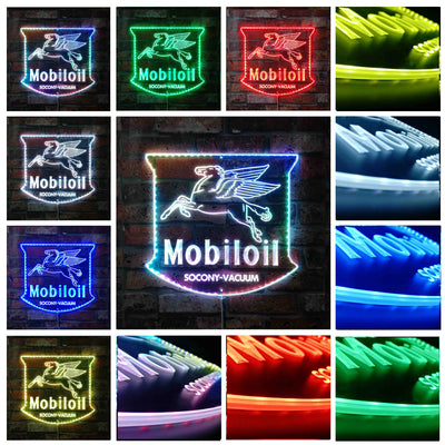 Illumi Mobil Oil RGB LED Sign