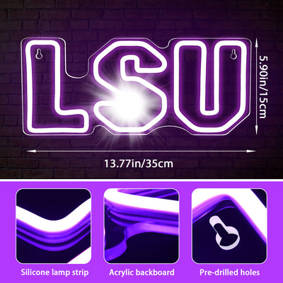 Illumi LSU Neon LED Sign